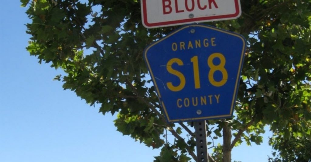 Orange county sign